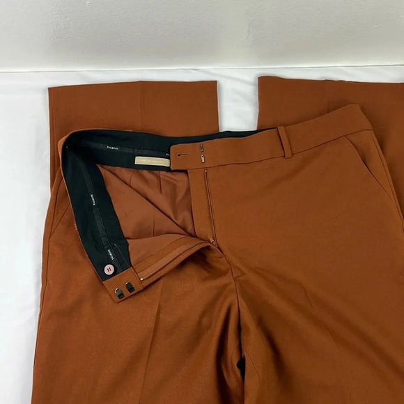 Talbots New Women’s 18 Fabric Woven In Italy Wool Blend Straight Leg Pant - Picture 6 of 11